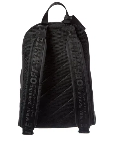 Off-white Classic Dome Nylon Backpack In Black