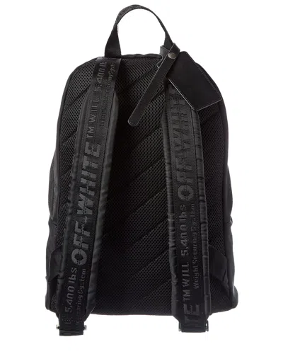 Off-white Classic Dome Nylon Backpack In Black