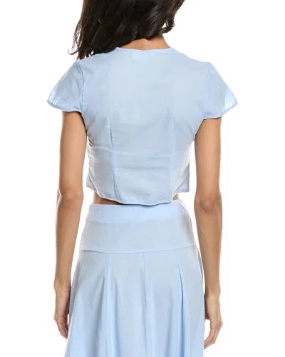 To My Lovers Solid Top In Blue