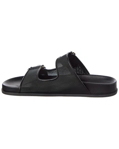 Jimmy Choo Women Black Fayence Leather Sandals, 5.5 Luxury Sandals & Floaters For Women Darveys