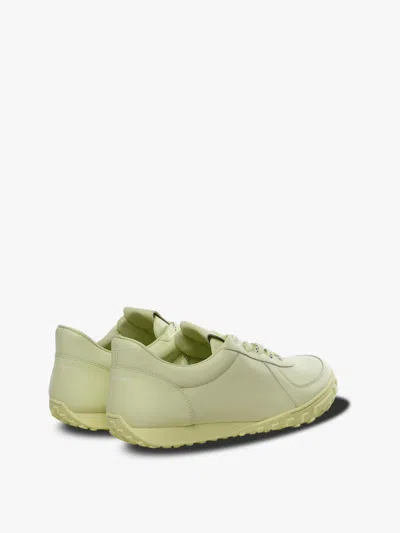 Givenchy Glide Runner Low Top Leather Sneakers In Green