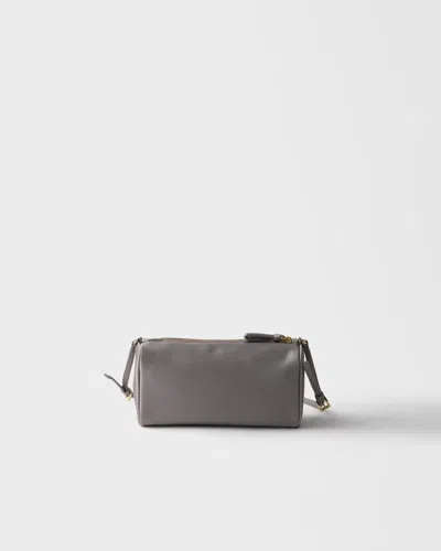 Prada Satin Mini-bag In Gray
