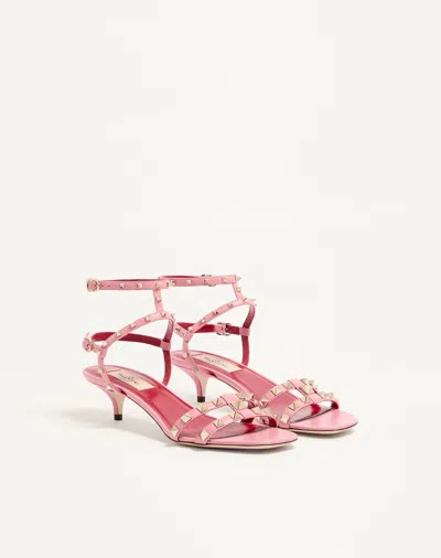 Valentino Rockstud Mid Sandals In Multi