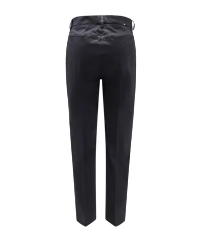 Aspesi Tailored Slit-hem Pants In Black