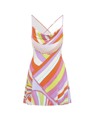 Pucci Printed Dress In Multi