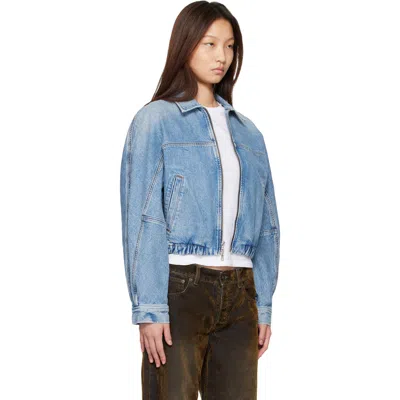Agolde Dixon Cocoon Denim Jacket In Blue