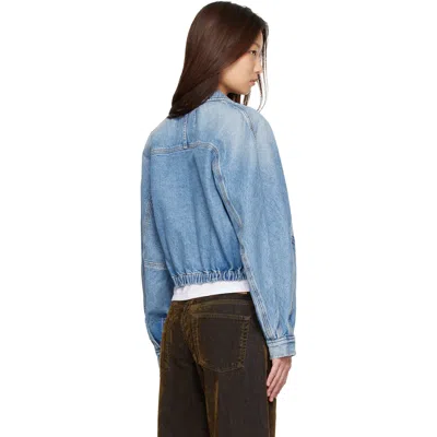 Agolde Dixon Cocoon Denim Jacket In Blue