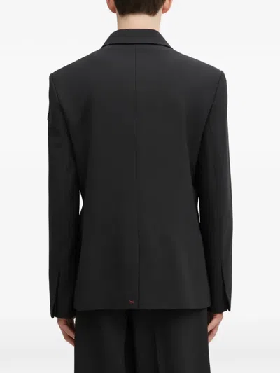 032c Flap-pocket Blazer In Black