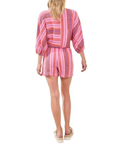 Tribal Pull On Short In Pink In Pink