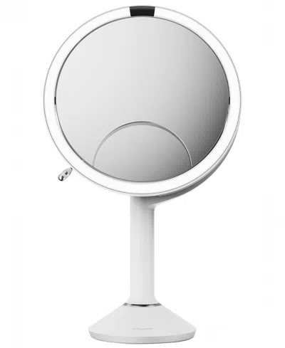 Simplehuman Adjustable Brightness Sensor Makeup Mirror In White