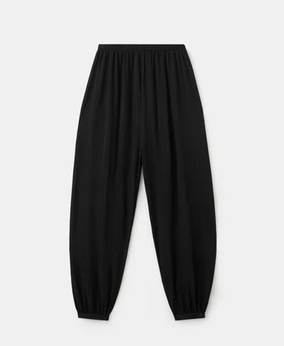 Mango Lalala Cuffed Pants In Black