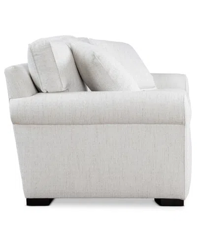 Macy's Radley Rollarm 86" Fabric Sofa In White