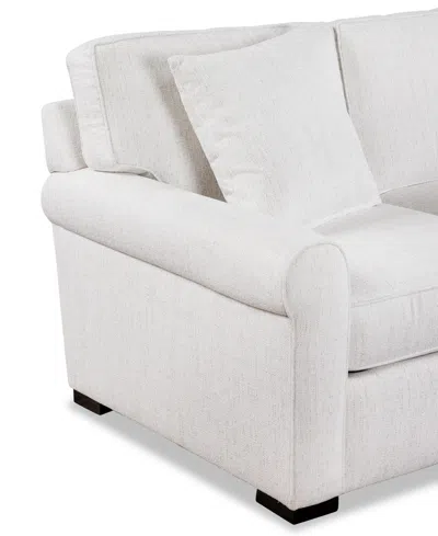 Macy's Radley Rollarm 86" Fabric Sofa In White