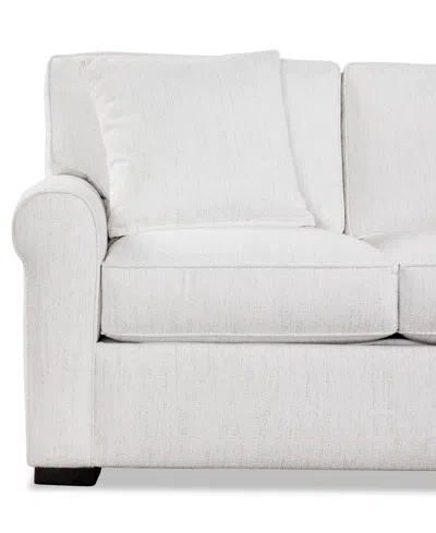 Macy's Radley Rollarm 86" Fabric Sofa In White
