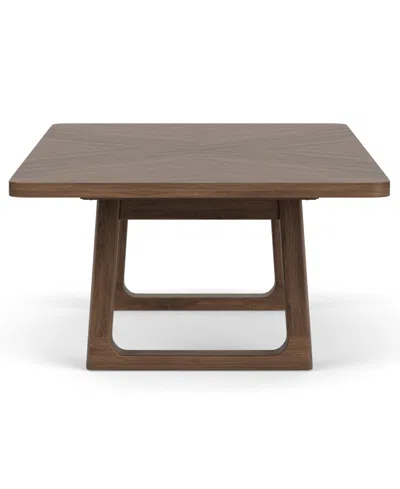 Macy's Amelie 30" Wood Rectangle Dining Table In Brown