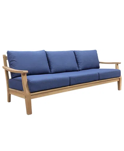Macy's Bristol 32" Olefin Sofa, Created For  In Blue