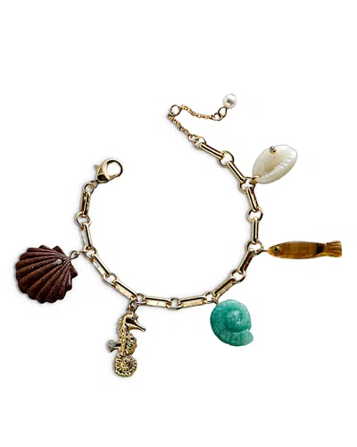 Baublebar All At Sea Charm Bracelet In Multi