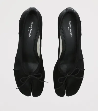 Maison Margiela Women Black Bow Ballet Flats, 7.5 Luxury Ballet Flats For Women Darveys