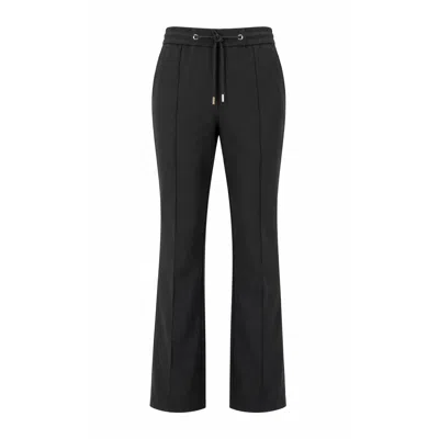 David Wej Men's Plain Loose Fit Drawstrings Trouser – Black In Blue