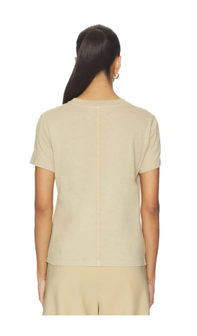 La Ligne Solid Molly Tee In Brown