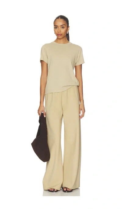 La Ligne Solid Molly Tee In Brown