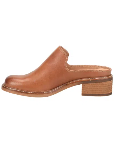 Söfft Trinity Leather Mule In Brown