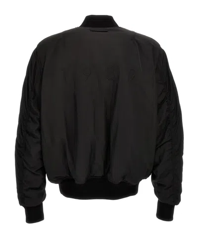 1989 Studio Long-sleeved Aviator Casual Jacket In Black