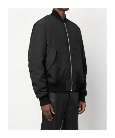 1989 Studio Long-sleeved Aviator Casual Jacket In Black