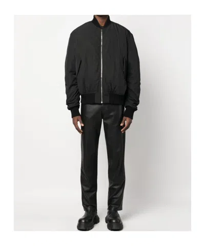 1989 Studio Long-sleeved Aviator Casual Jacket In Black