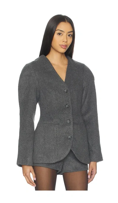 Astr Ada Jacket In Gray