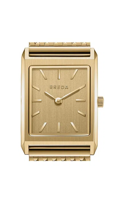 Breda Small Virgil Watch In Gold