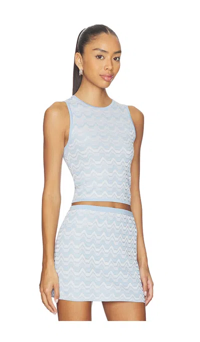 Devon Windsor X Revolve Lata Top In Blue