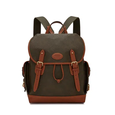 Mulberry Heritage Eco Scotchgrain Backpack In Brown