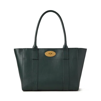 Mulberry Bayswater Twist-lock Small Tote Bag In Black