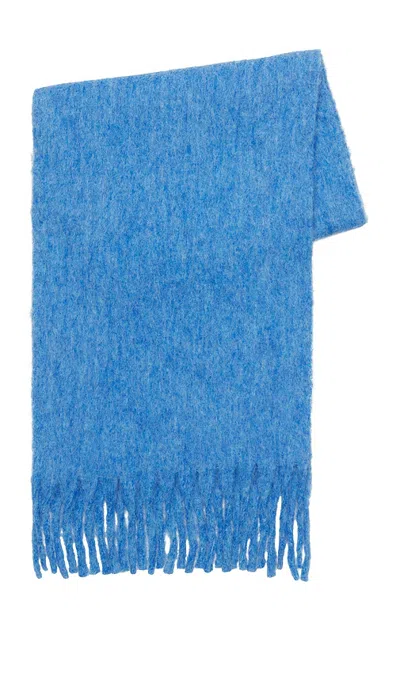 Hat Attack Cozy Solid Scarf In Blue