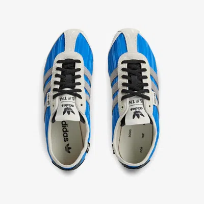 Adidas Originals Blue Song For The Mute Edition Tokyo Sneakers In Animal Print
