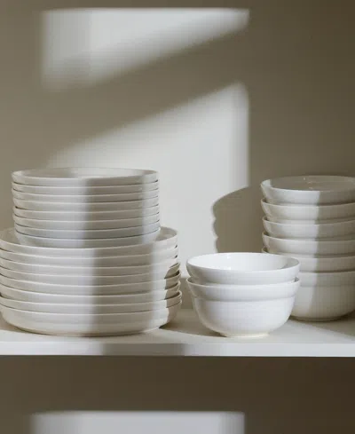 Stone Lain Virtuo 24 Pc. Dinnerware Set, Service For 8 In White