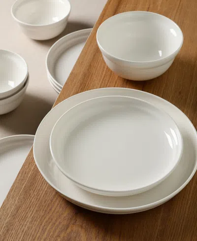 Stone Lain Virtuo 24 Pc. Dinnerware Set, Service For 8 In White