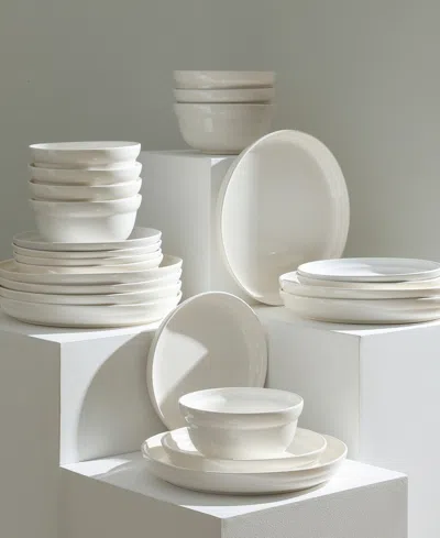 Stone Lain Virtuo 24 Pc. Dinnerware Set, Service For 8 In White