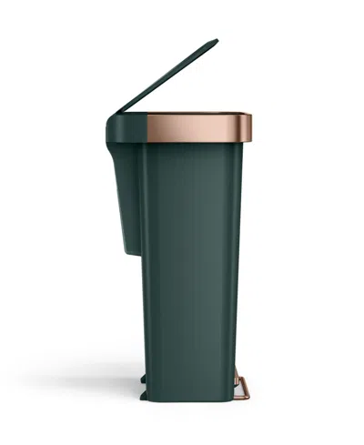 Simplehuman 45-liters Hybrid Rectangular Step Can In Green