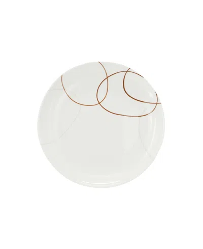 Elama 18pc Dinnerware Set In White