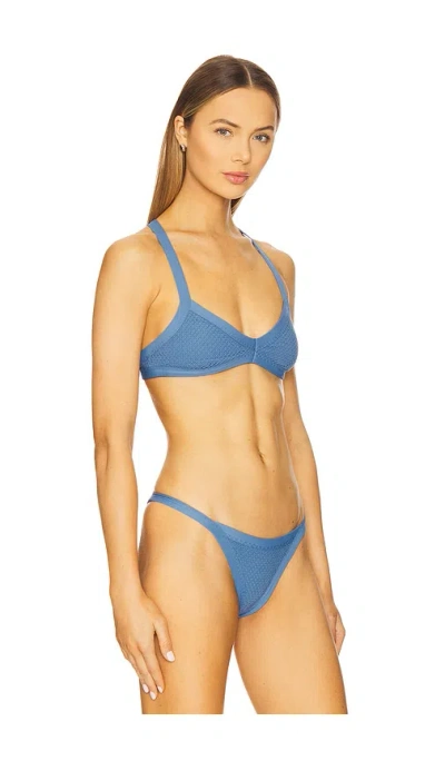 L*space Tyla Bikini Top In Blue
