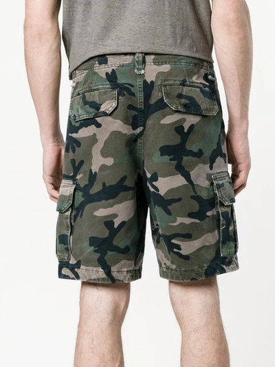 Shop Valentino Camouflage Cargo Shorts