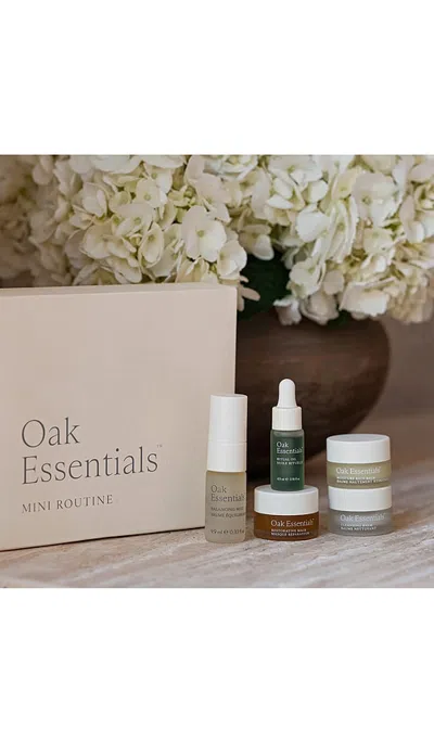 Oak Essentials Mini Routine In White
