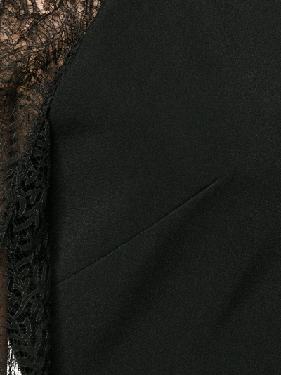 Shop Roland Mouret Carrington Cold-shoulder Gown In Black
