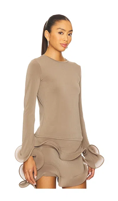 Sid Neigum Wave Top In Brown
