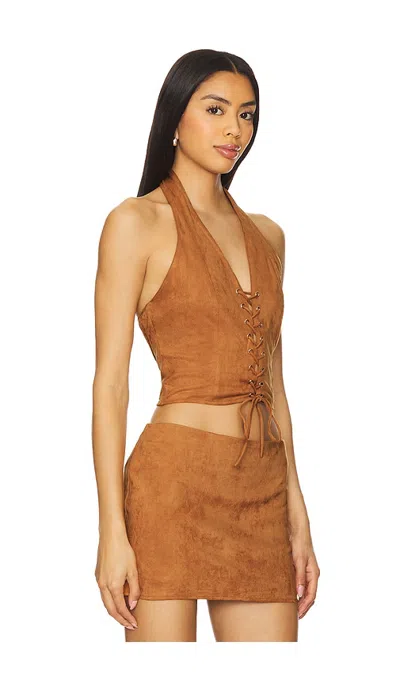 Superdown Delphi Top In Brown