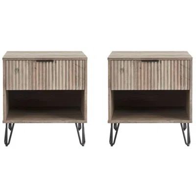 Manhattan Comfort Dumbo 1-drawer Modern Nightstand