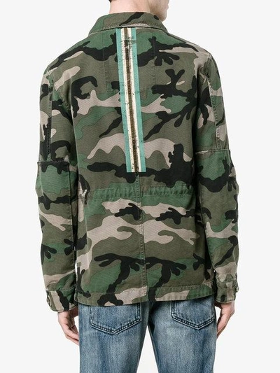 Shop Valentino Camouflage Military Jacket