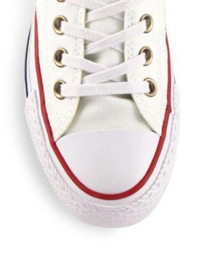 Shop Converse Chuck Taylor All-star Star-embroidered Low-top Sneakers In White